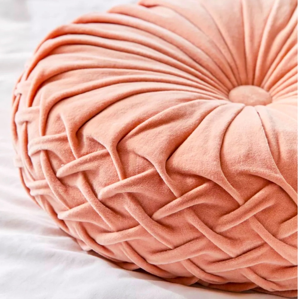 Urban Outfitters Rose Pouf Throw Pillow